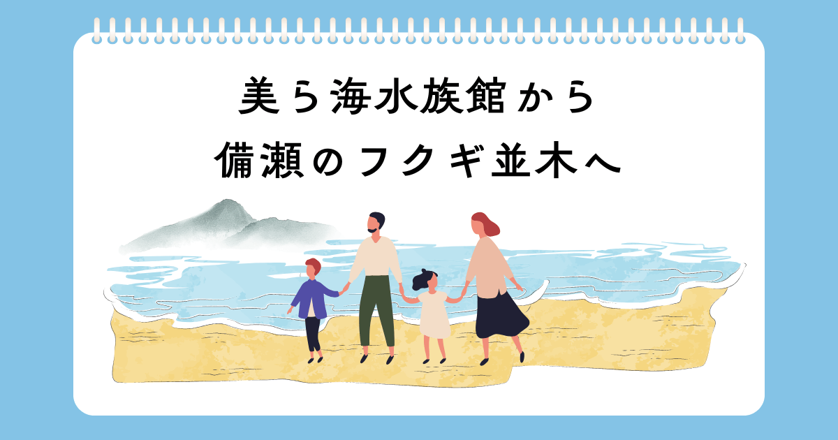 美ら海水族館から備瀬のフクギ並木へ！徒歩