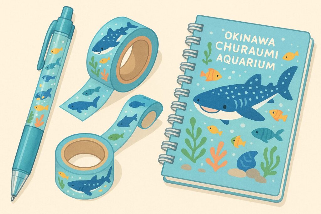 美ら海水族館で買いたいお土産におすすめの文房具｜ボールペンやマスキングテープが人気