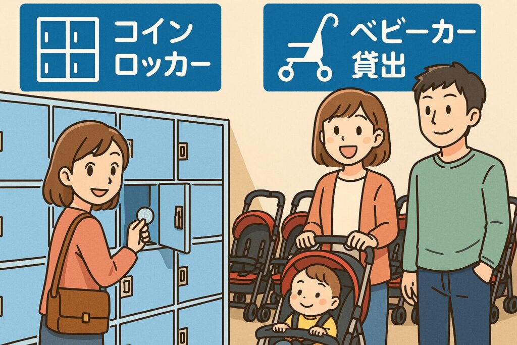 美ら海水族館のコインロッカーとベビーカー貸し出し情報｜授乳室・おむつ交換もできる場所